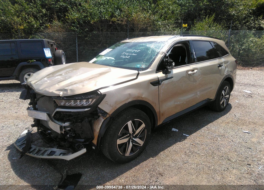 2021 KIA SORENTO S VIN: 5XYRL4LC8MG021898