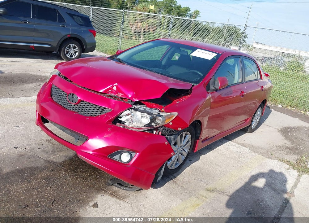 2009 TOYOTA COROLLA LE/S/XLE VIN: 2T1BU40E89C016563