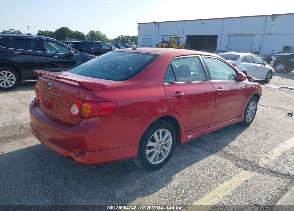 2009 TOYOTA COROLLA LE/S/XLE VIN: 2T1BU40E89C016563