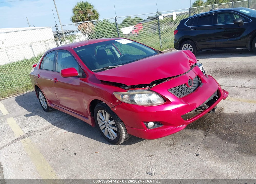 2009 TOYOTA COROLLA LE/S/XLE VIN: 2T1BU40E89C016563