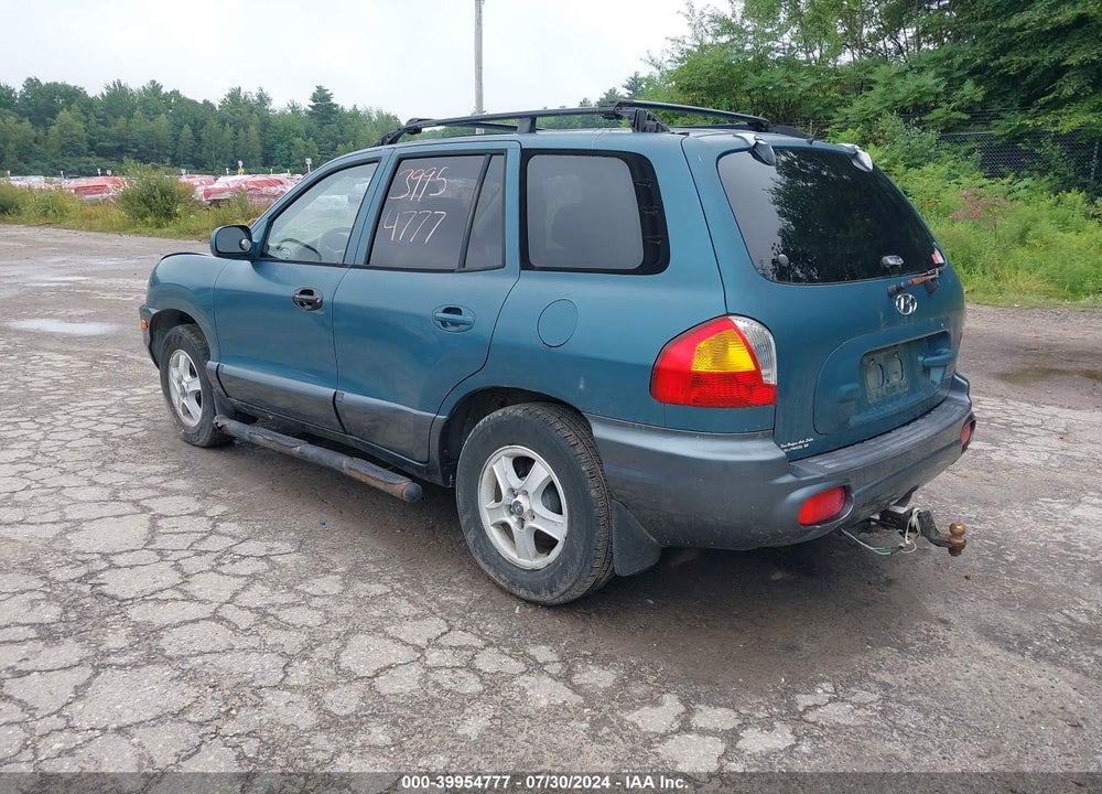 2002 HYUNDAI SANTA FE GLS/LX VIN: KM8SC13D32U212712