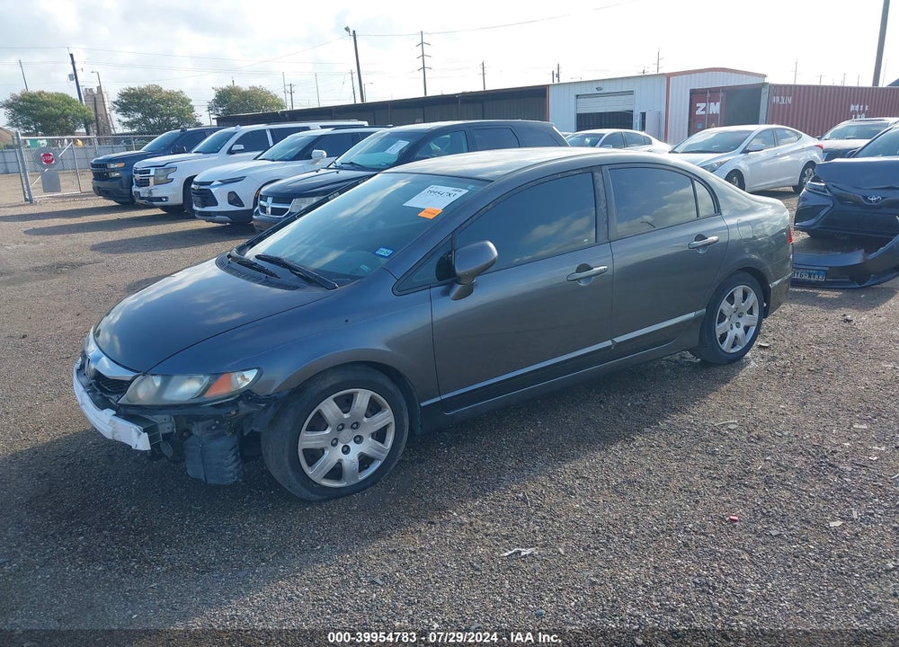 2010 HONDA CIVIC LX VIN: 2HGFA1F53AH586515