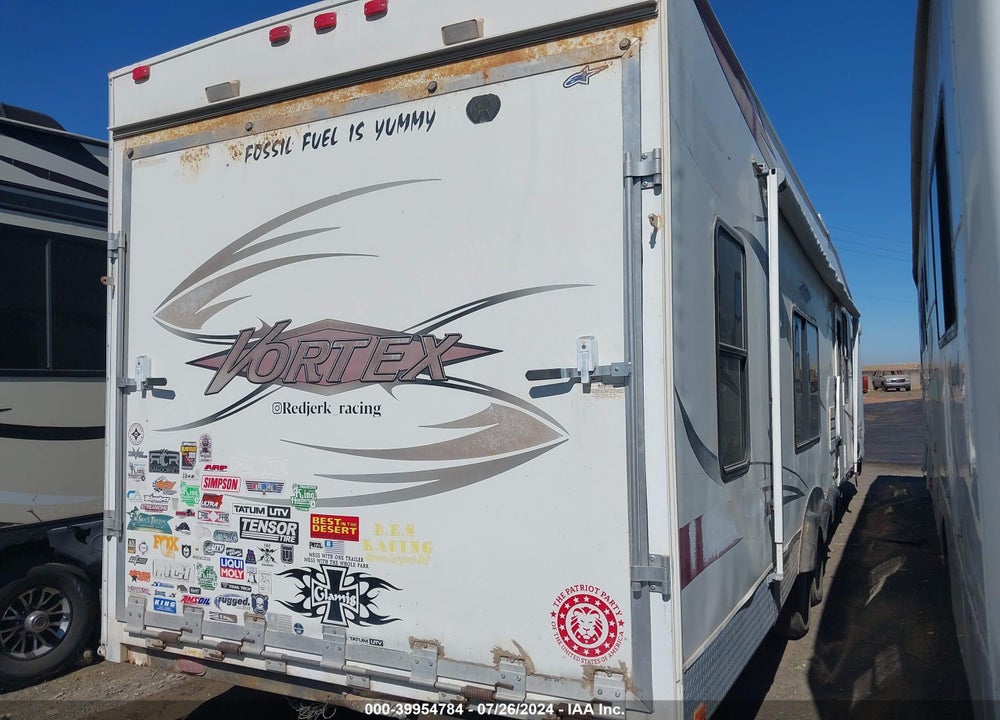 2008 VORTEX TRAVEL TRAILER VIN: 4XTTN33388C571928