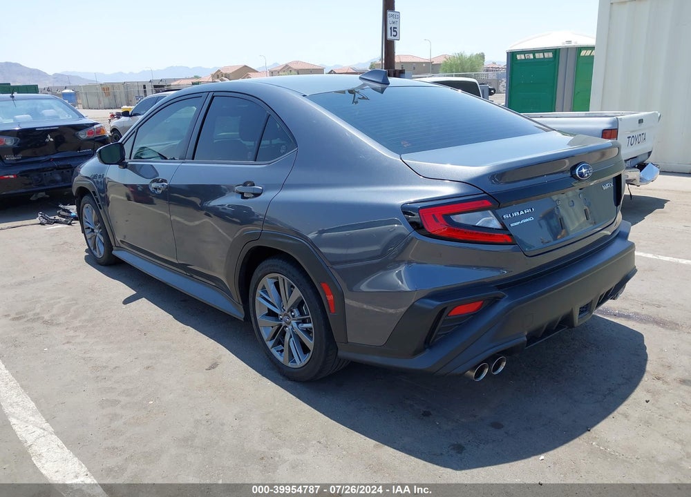 2022 SUBARU WRX VIN: JF1VBAA69N9011726