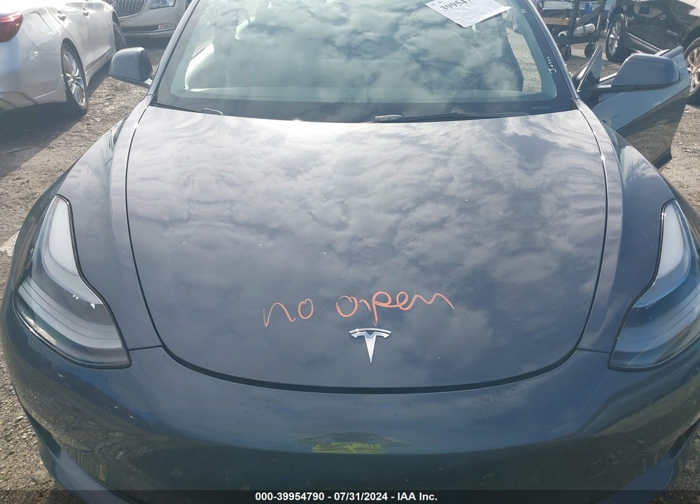 2022 TESLA MODEL 3 REAR-WHEEL DRIVE VIN: 5YJ3E1EA7NF316803