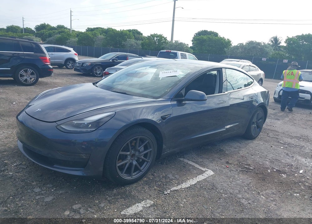 2022 TESLA MODEL 3 REAR-WHEEL DRIVE VIN: 5YJ3E1EA7NF316803