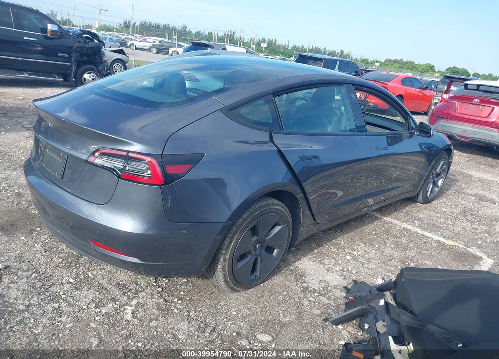 2022 TESLA MODEL 3 REAR-WHEEL DRIVE VIN: 5YJ3E1EA7NF316803
