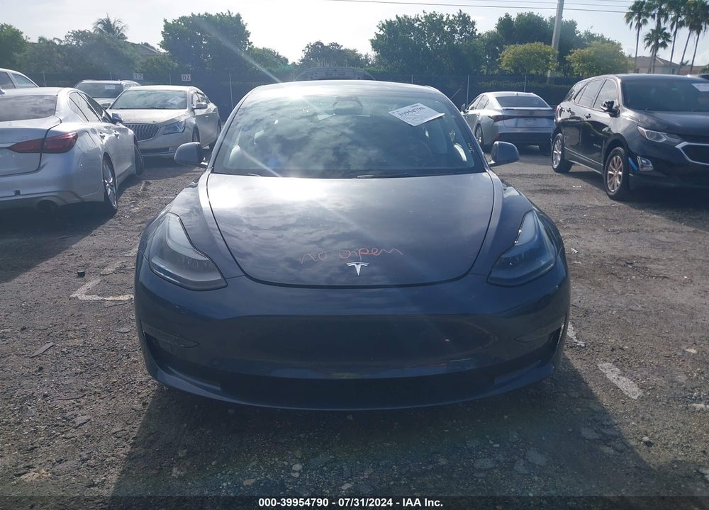 2022 TESLA MODEL 3 REAR-WHEEL DRIVE VIN: 5YJ3E1EA7NF316803