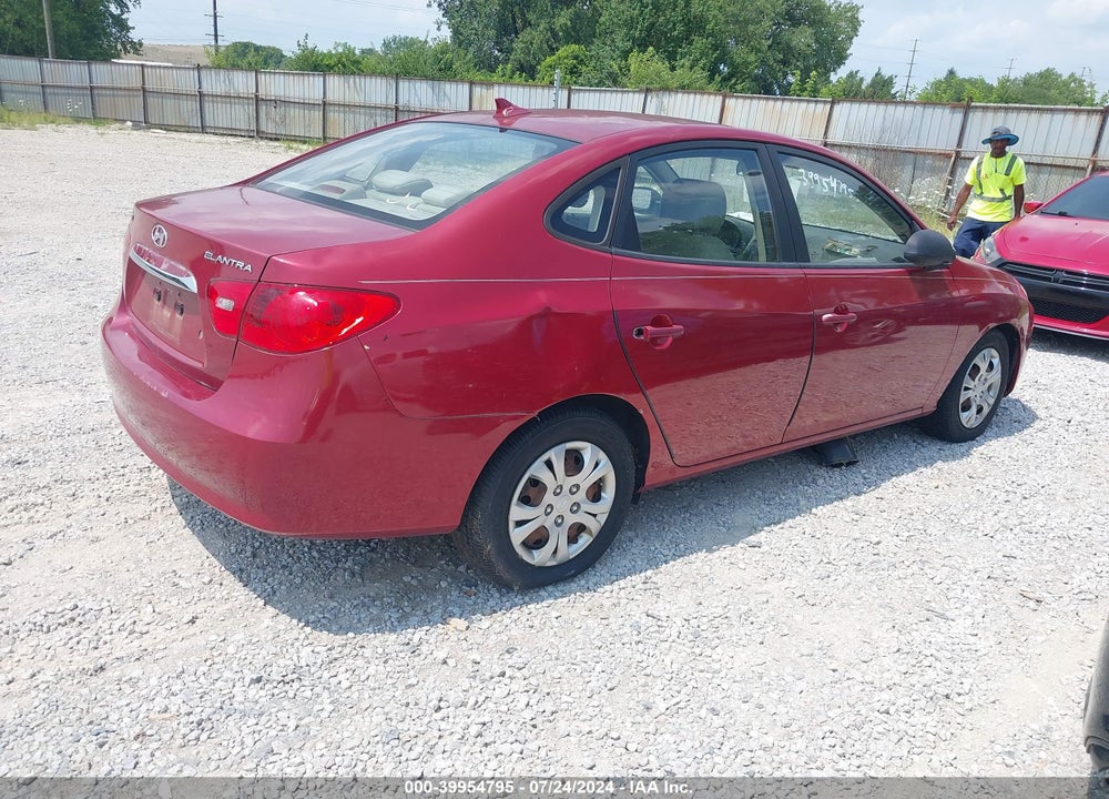 2010 HYUNDAI ELANTRA GLS VIN: KMHDU4AD8AU165248