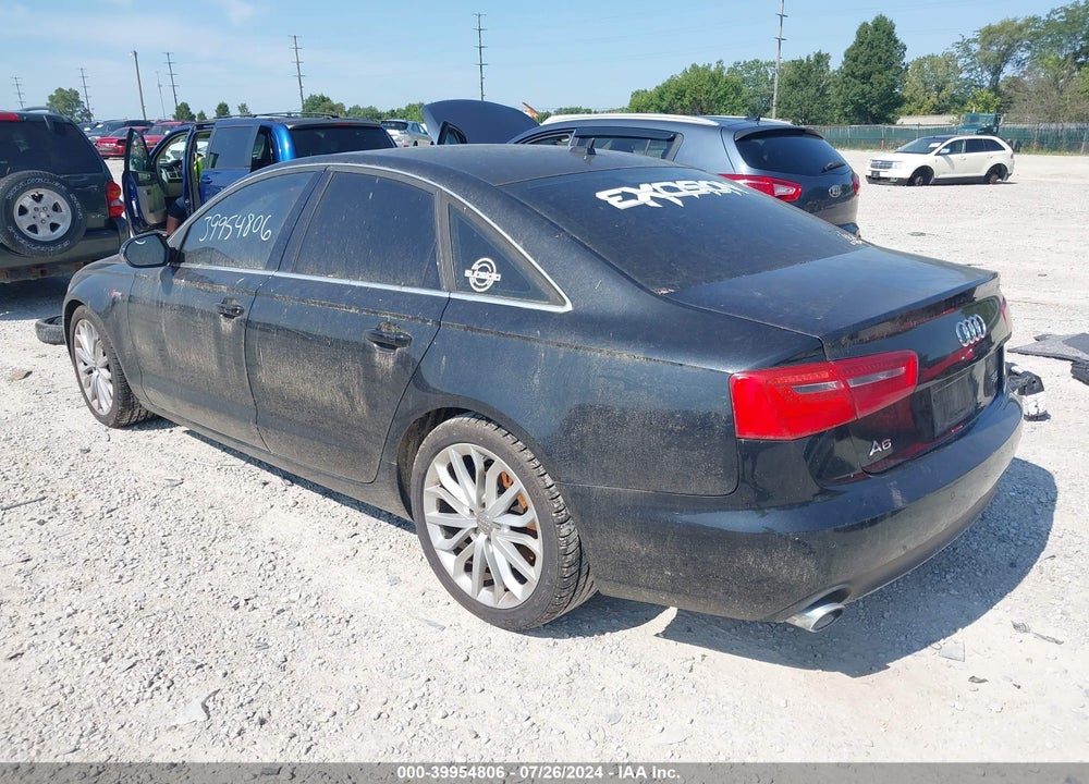 2012 AUDI A6 3.0 PREMIUM VIN: WAUBGAFC3CN007220