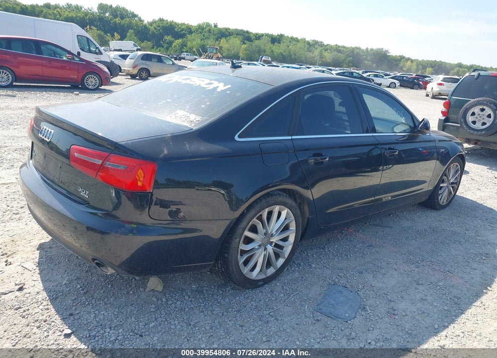 2012 AUDI A6 3.0 PREMIUM VIN: WAUBGAFC3CN007220