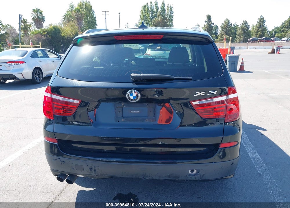 2012 BMW X3 XDRIVE28I VIN: 5UXWX5C57CL725705