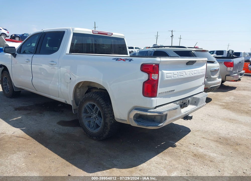 2022 CHEVROLET SILVERADO 1500 LTD 4WD SHORT BED LT VIN: 3GCUYDED1NG122897