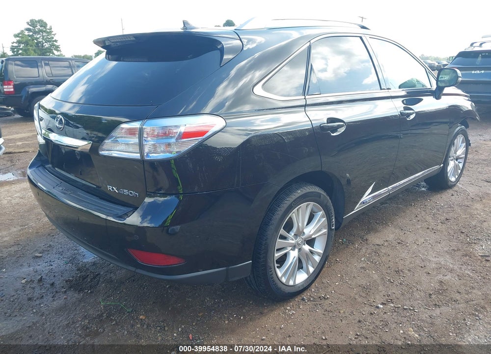 2011 LEXUS RX 450H VIN: JTJBC1BA1B2033864