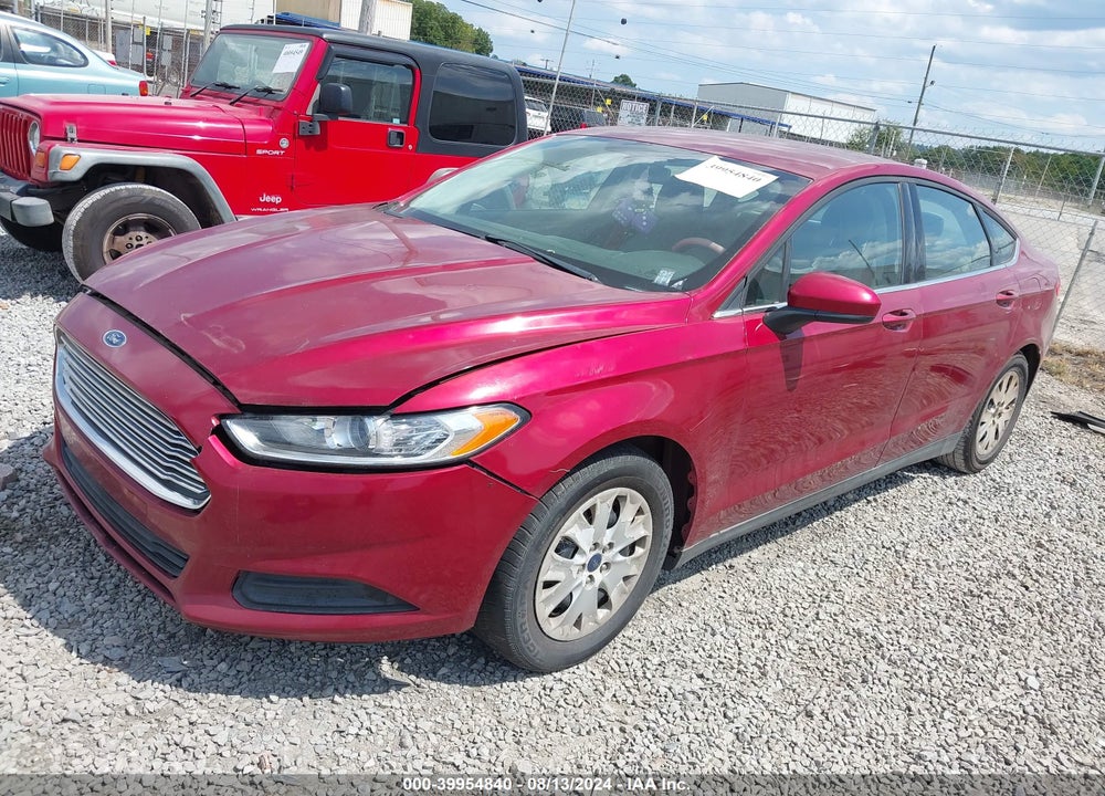 2014 FORD FUSION S VIN: 3FA6P0G75ER198421
