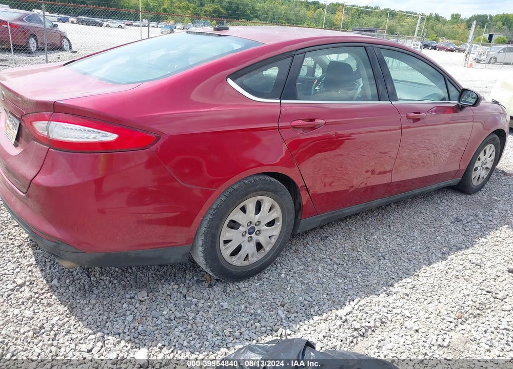 2014 FORD FUSION S VIN: 3FA6P0G75ER198421