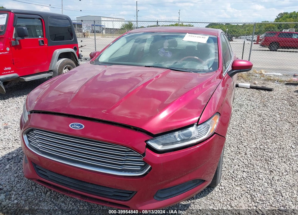 2014 FORD FUSION S VIN: 3FA6P0G75ER198421