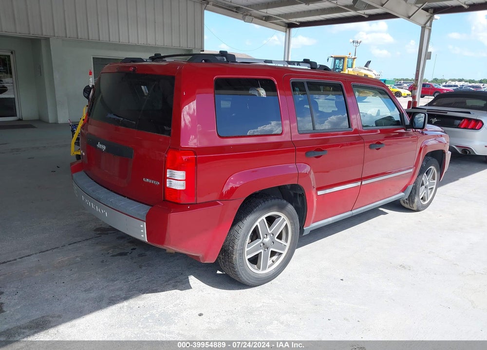 2009 JEEP PATRIOT LIMITED VIN: 1J8FF48B69D153082