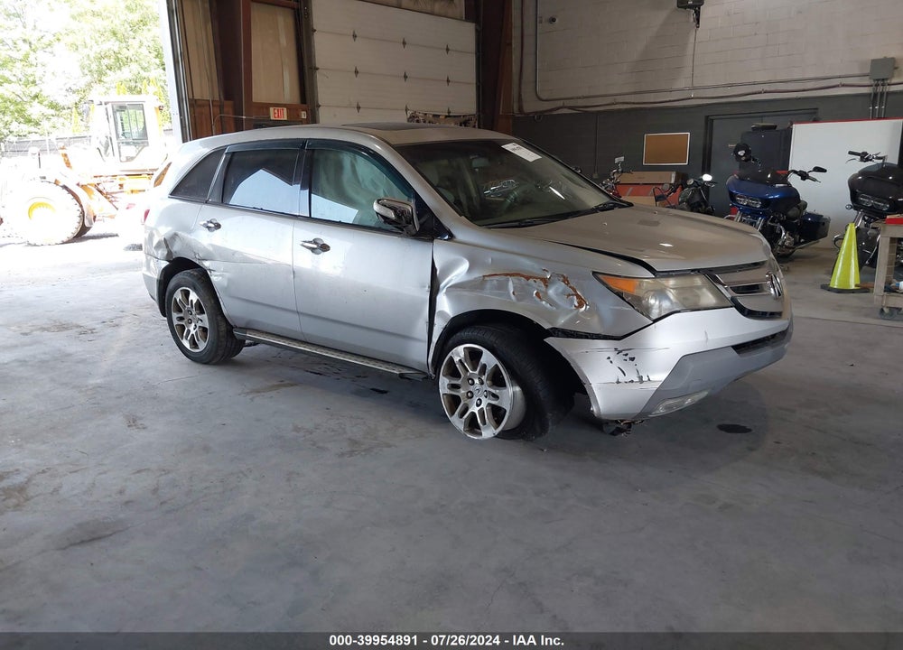 2008 ACURA MDX VIN: 2HNYD282X8H507000