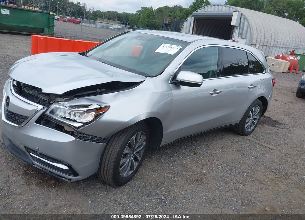 2015 ACURA MDX VIN: 5FRYD4H41FB012530