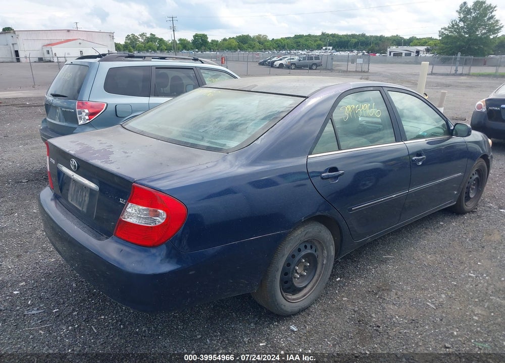 2002 TOYOTA CAMRY LE/SE/XLE VIN: 4T1BE30K52U604423