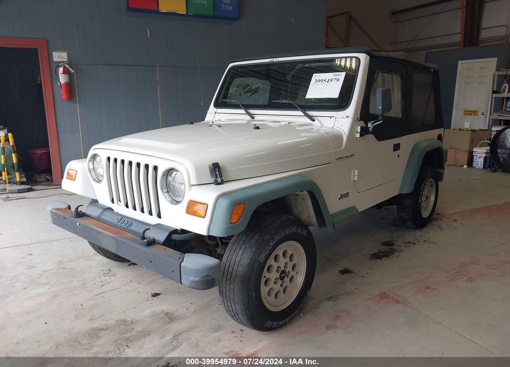 1997 JEEP WRANGLER SE VIN: 1J4FY29P7VP549721