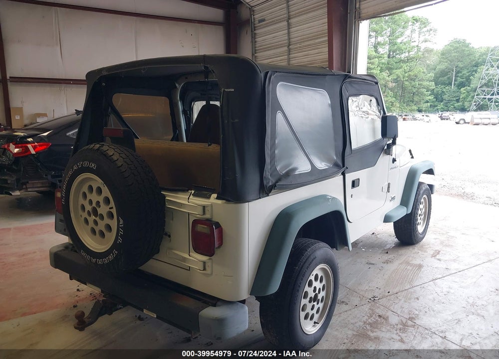 1997 JEEP WRANGLER SE VIN: 1J4FY29P7VP549721