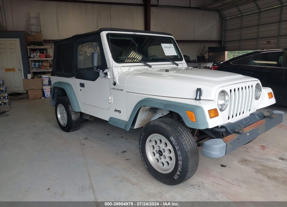 1997 JEEP WRANGLER SE VIN: 1J4FY29P7VP549721