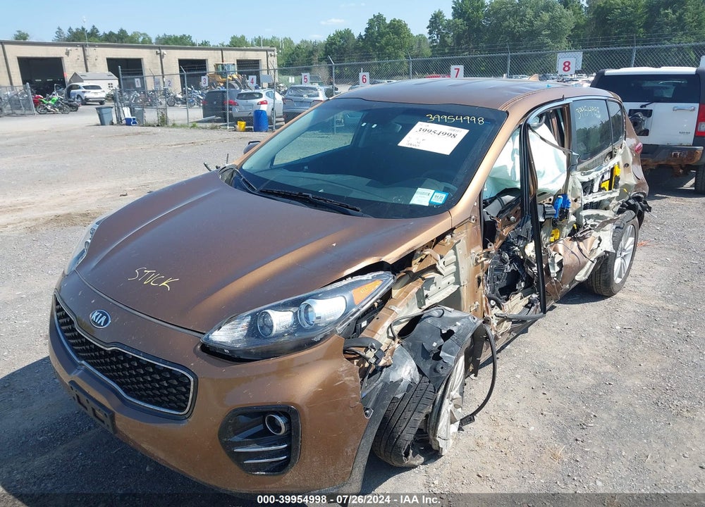 2017 KIA SPORTAGE LX VIN: KNDPMCAC4H7239065
