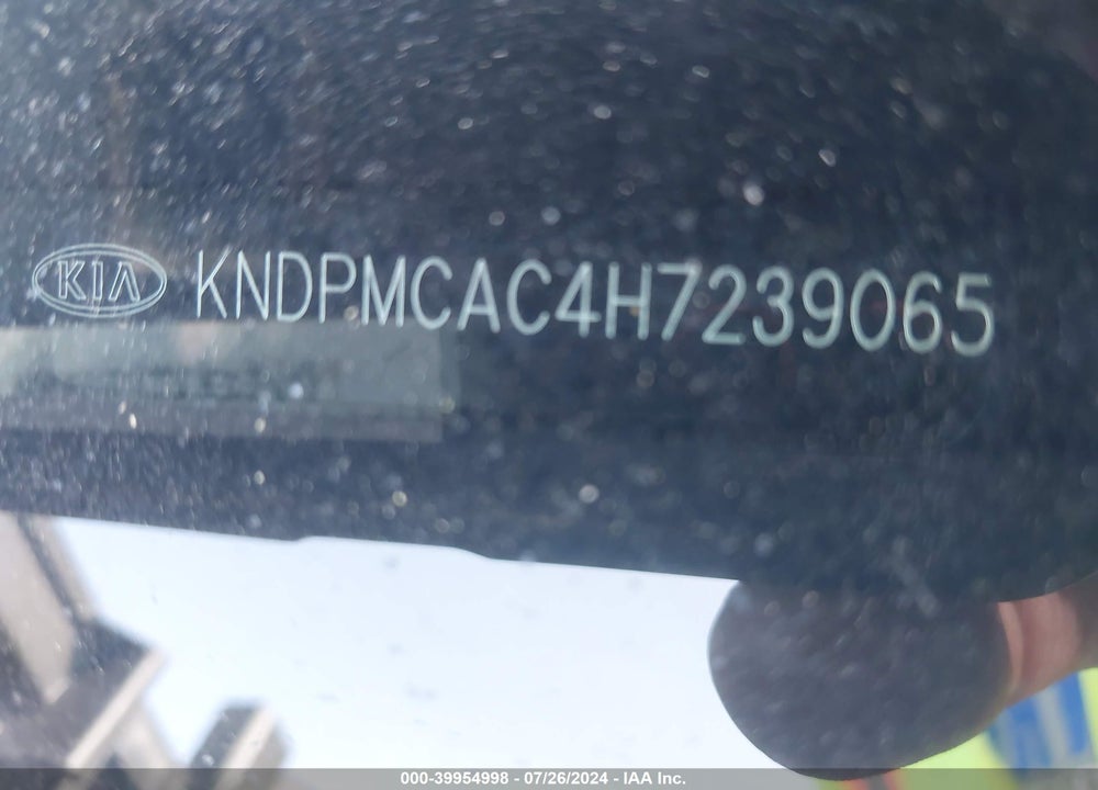 2017 KIA SPORTAGE LX VIN: KNDPMCAC4H7239065