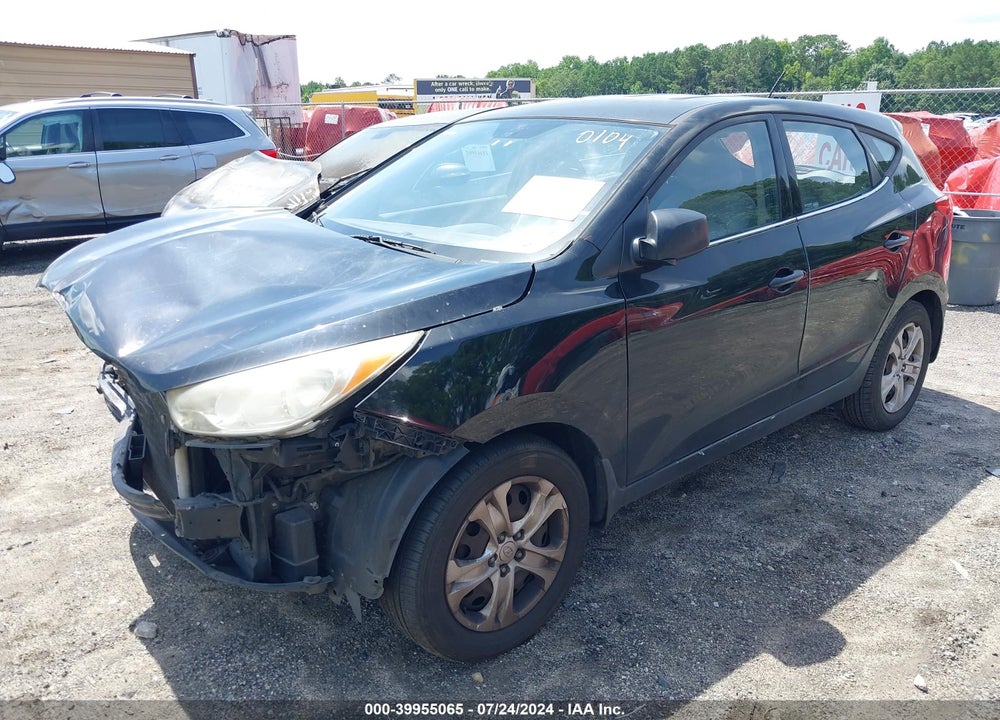 2010 HYUNDAI TUCSON GLS VIN: KM8JT3AC8AU060104