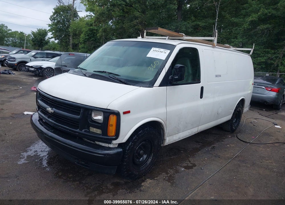 2001 CHEVROLET EXPRESS VIN: 1GCFG25M111245124