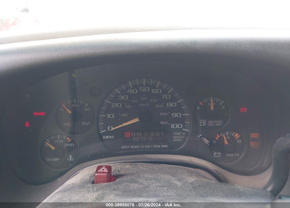 2001 CHEVROLET EXPRESS VIN: 1GCFG25M111245124