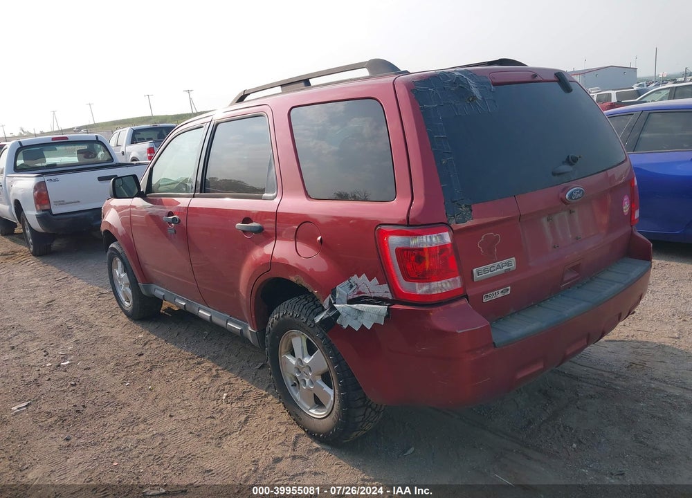 2012 FORD ESCAPE XLT VIN: 1FMCU9D76CKB92820