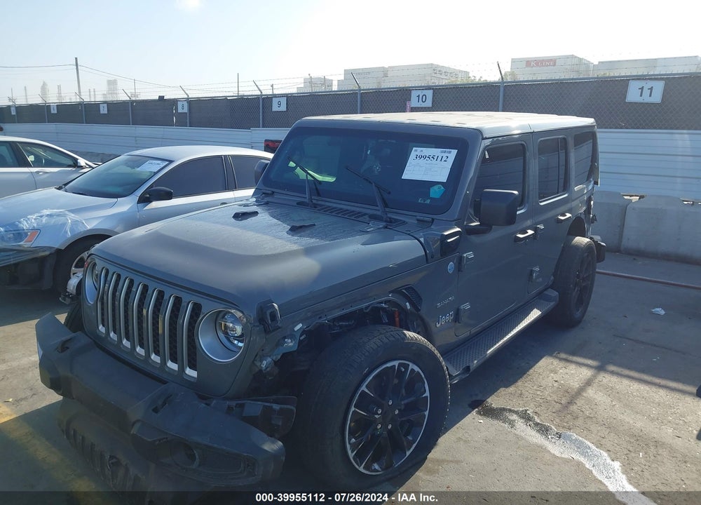 2021 JEEP WRANGLER 4XE UNLIMITED SAHARA 4X4 VIN: 1C4JJXP6XMW747998