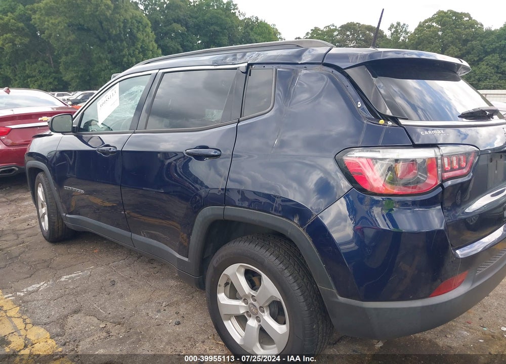 2018 JEEP COMPASS LATITUDE FWD VIN: 3C4NJCBB1JT411947