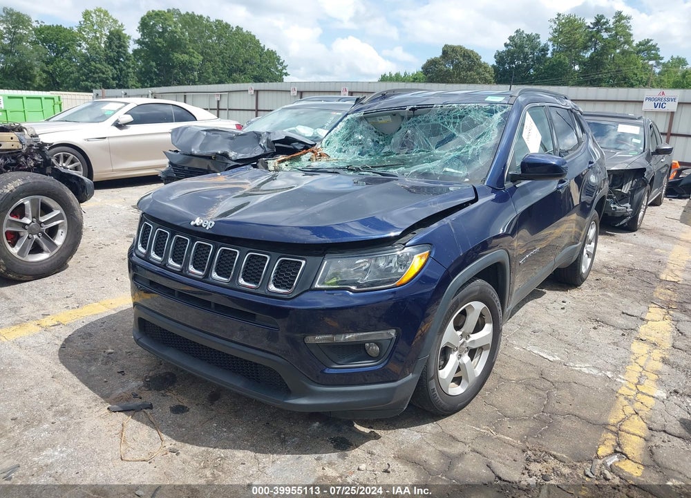 2018 JEEP COMPASS LATITUDE FWD VIN: 3C4NJCBB1JT411947