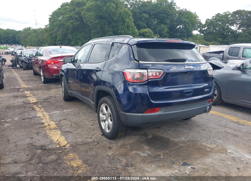 2018 JEEP COMPASS LATITUDE FWD VIN: 3C4NJCBB1JT411947