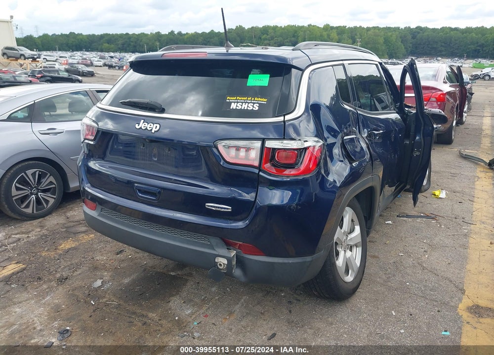 2018 JEEP COMPASS LATITUDE FWD VIN: 3C4NJCBB1JT411947