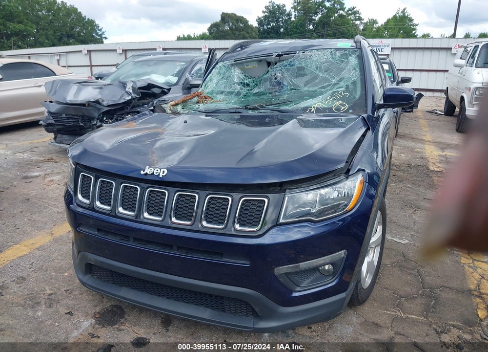 2018 JEEP COMPASS LATITUDE FWD VIN: 3C4NJCBB1JT411947