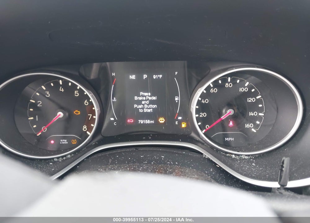 2018 JEEP COMPASS LATITUDE FWD VIN: 3C4NJCBB1JT411947