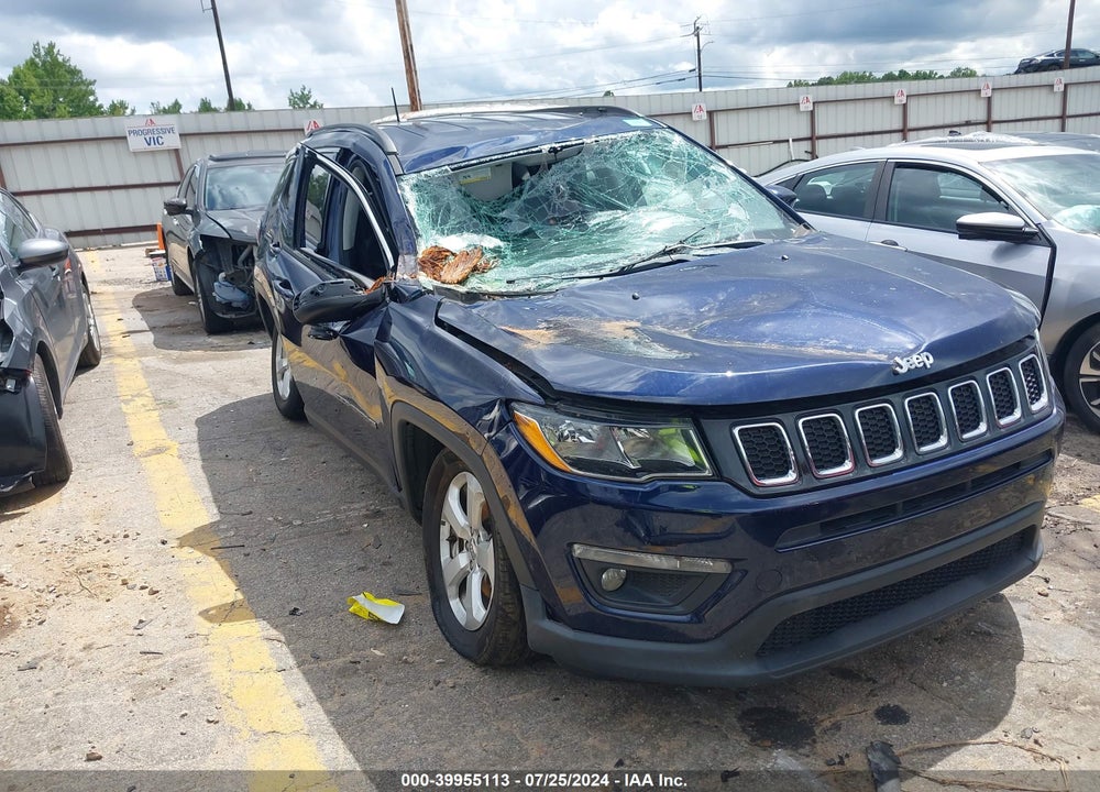 2018 JEEP COMPASS LATITUDE FWD VIN: 3C4NJCBB1JT411947
