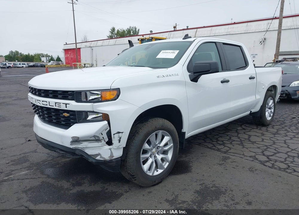 2022 CHEVROLET SILVERADO 1500 LTD 4WD SHORT BED CUSTOM VIN: 1GCPYBEK1NZ238276