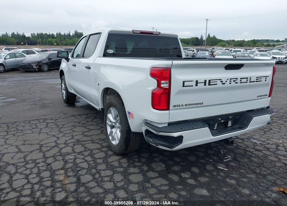 2022 CHEVROLET SILVERADO 1500 LTD 4WD SHORT BED CUSTOM VIN: 1GCPYBEK1NZ238276