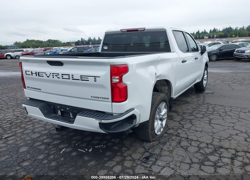 2022 CHEVROLET SILVERADO 1500 LTD 4WD SHORT BED CUSTOM VIN: 1GCPYBEK1NZ238276