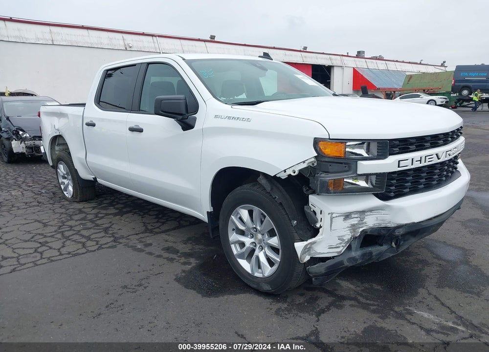 2022 CHEVROLET SILVERADO 1500 LTD 4WD SHORT BED CUSTOM VIN: 1GCPYBEK1NZ238276
