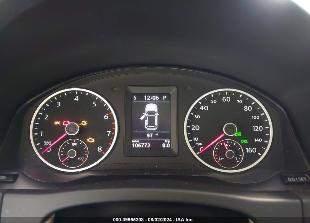 2012 VOLKSWAGEN TIGUAN SE VIN: WVGAV7AXXCW002569