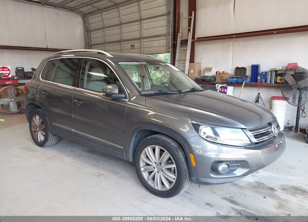 2012 VOLKSWAGEN TIGUAN SE VIN: WVGAV7AXXCW002569