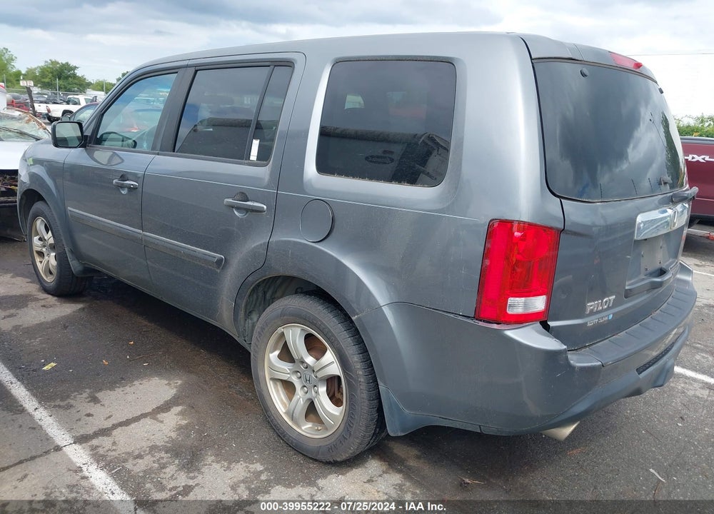2012 HONDA PILOT EX VIN: 5FNYF3H47CB022738