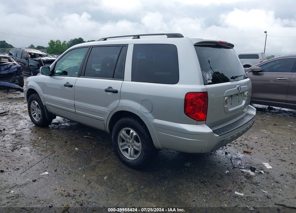 2005 HONDA PILOT EX-L VIN: 2HKYF18635H509896